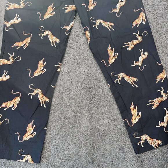 WOODSTOCK LAUNDRY Leopard Print 100% Cotton Pajama Pyjama Trousers NEW Men's XXL - Picture 8 of 10
